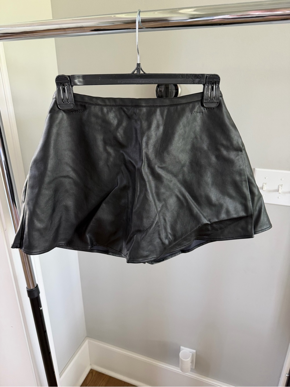 We The Free Faux Leather Skort